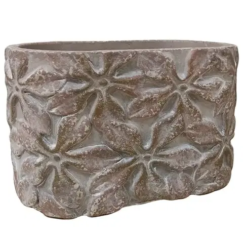 Záhrada Kvetináč ys492180l 18x11x11 cement oval