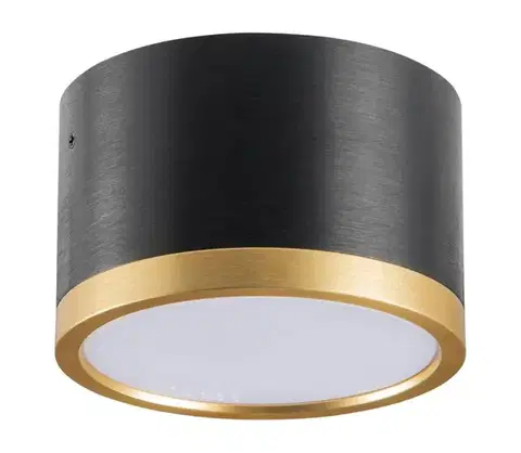 Svietidlá  LED Stropné svietidlo MIRELLA 1xGX53/6W/230V čierna/zlatá 328090
