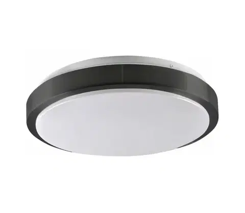 Svietidlá  Stropné svietidlo BENEDYKT 2xE27/20W/230V pr. 33 cm čierna 327307