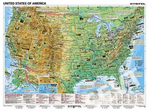 Učebnice - ostatné Facts about USA - A3 karta