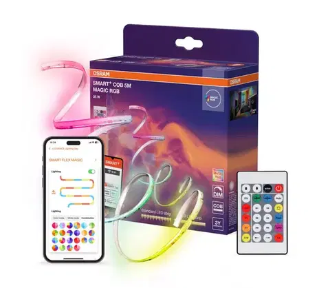 LED osvetlenie Osram - LED RGB Stmievateľný pásik SMART+ MAGIC 5m LED/35W/230V Wi-Fi + DO 4099854478437