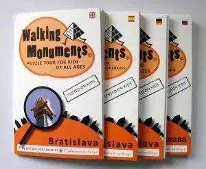 Pre deti a mládež - ostatné Walking Monuments - slovensky - sprievodca s hrou pre deti každého veku - Ľubomír Okruhlica