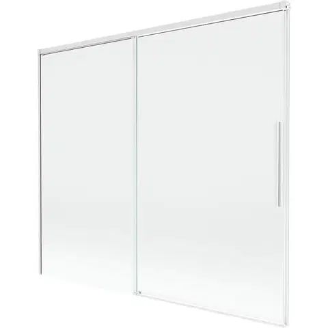 Sprchové dvere MEXEN/S - Rox vaňová zástena 2-krídlová posuvná 180 x 150, transparent, biela 8C9-180-001-20-00