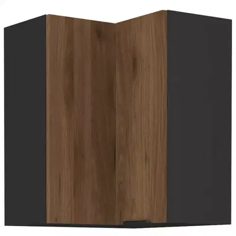 Kuchynské skrinky visiace Kuchynská skrinka Monza orech okapi 60x60 Gn-72 1f (90°)