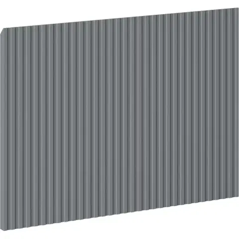Kúpeľňový nábytok MEXEN - Rivel čelo pre kúpeľňovú skrinku reliéf 70 x 43,5, grafit mat 91A20-0700-470-1-66