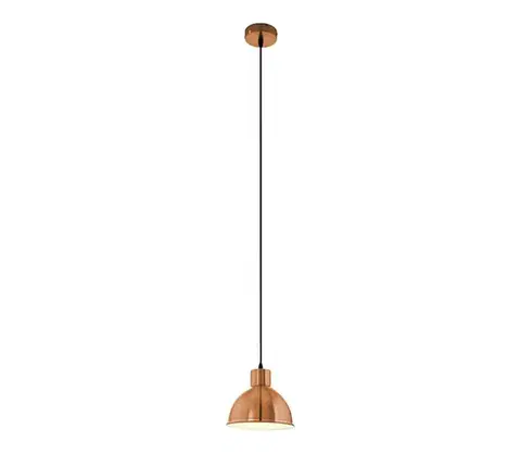 Svietidlá Eglo 54513 - LED luster na lanku 1xE27/6W/230V medený 54513