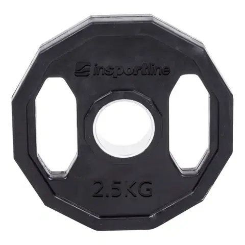 Závažia k činkám Pogumovaný olympijský kotúč inSPORTline Ruberton 2,5 kg 50 mm