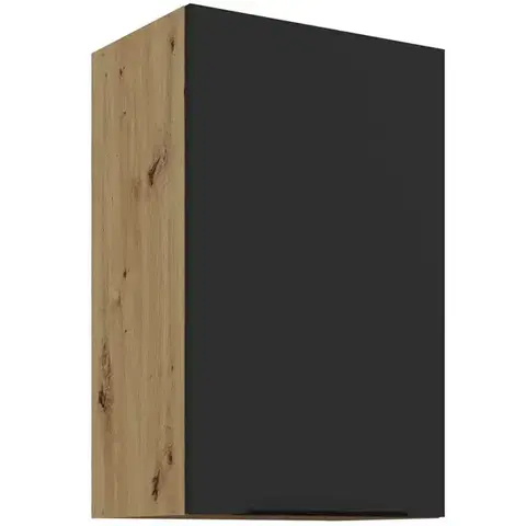 Kuchynské skrinky visiace Kuchynská skrinka Aria-Bl/Ar Anti Fingerprint 45g-72 1f