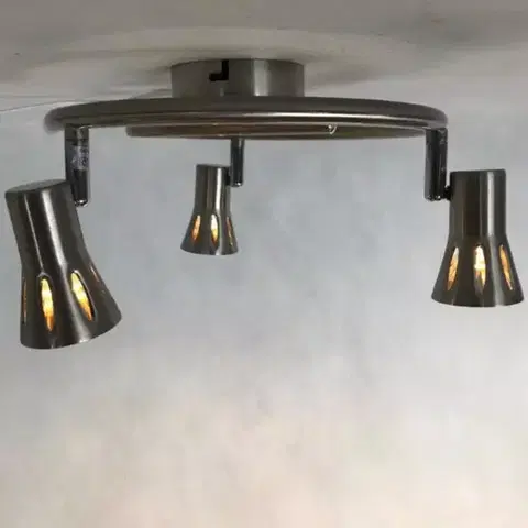 Lampy do obývačky Luster GU1058-3SP Satin chróm PL3