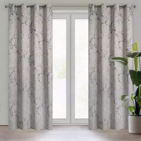Závesy do spálne Záves WERA 140X250 na priechodkách 391734