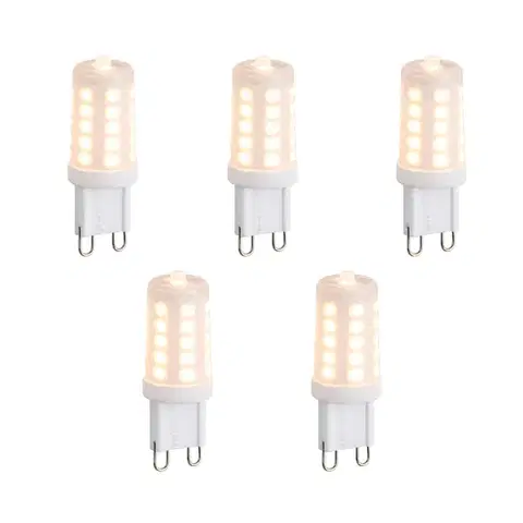 LED osvetlenie Sada 5 stmievateľných LED žiaroviek G9 Opal 3W 250lm 2200K