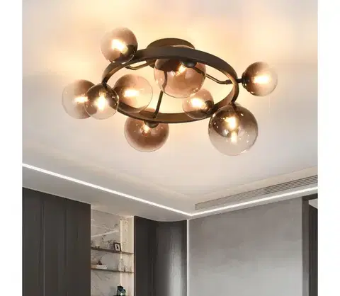 Svietidlá BRILAGI - LED prisadený luster MILLA 10xG9/3W/230V hnedá/dymová hnedá 9010-10CC