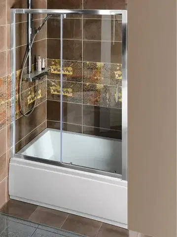 Sprchovacie kúty POLYSAN - DEEP sprchové dvere posuvné 1300x1500, číre sklo MD1315