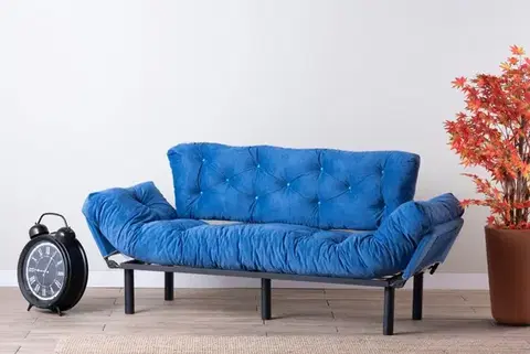 Pohovky a gauče Trojmiestna rozkladacia pohovka Nitta Triple - Blue