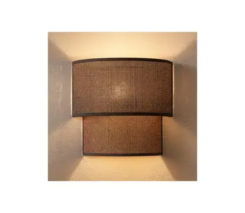 Svietidlá BRILAGI - LED Nástenné svietidlo BOHO ECO 1xE27/10W/230V hnedé 8590828052722
