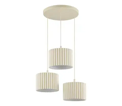 Svietidlá Brilliant - Závesný luster na lanku VELIN 3xE27/20W/230V priemer 61 cm krémová 51471/09
