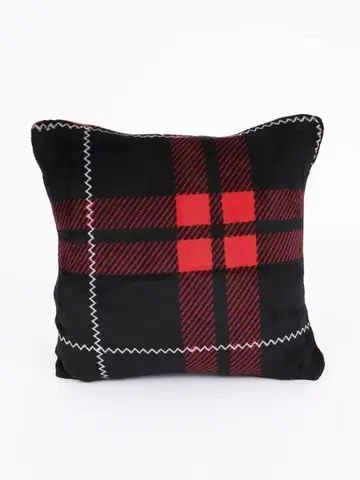 Dekoračné obliečky MKLozkoviny.sk Obliečka na vankúšik mikroplyš Exclusive 40 × 40 cm - Scot červené-  -