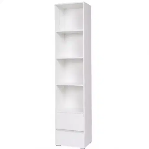 Vitríny a regály do obývačky Regál Cosmo C01 biely