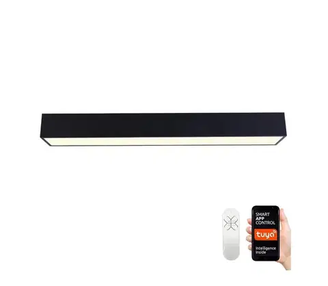 Svietidlá  NEO 07074-90-LED Stmievateľné stropné svietidlo CANTO 50W/230V čierna Tuya+DO 07074-90