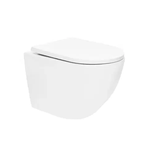 Záchody WC so sedátkom softclose závesné SAT biele vírové SAT67010RTORP SAT67010RTORP