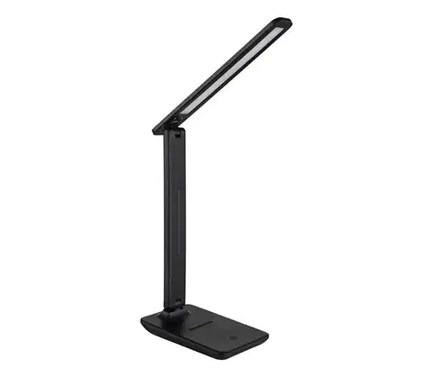 Lampy Globo 58439SA - LED, dotykovo stmievateľná dobíjateľná stolná lampa BRIGHTON LED/4W/5V 1800 mAh čierna 58439SA