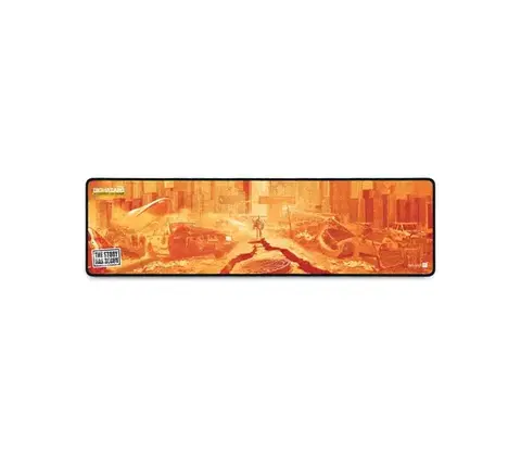Klávesnice a myši CONNECT IT CMP-1140-LG - Podložka pod klávesnicu a myš 88,6x24,5 cm oranžová CMP-1140-LG