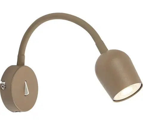 Svietidlá Rabalux 73112 - Nástenné bodové svietidlo LIANET 1xGU10/15W/230V béžové 73112