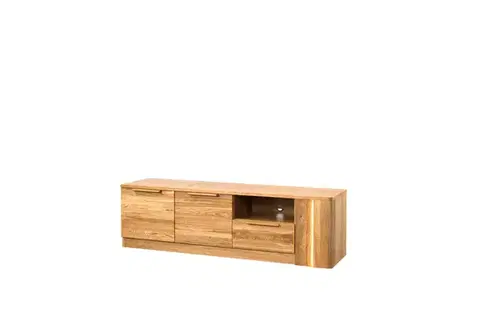 TV stolíky DON LEON 25 TV stolík so zásuvkou, dub Natura