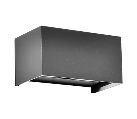 LED osvetlenie  Vonkajšie nástenné LED svietidlo LED/24W/230V 4000K IP65 antracitové 2980