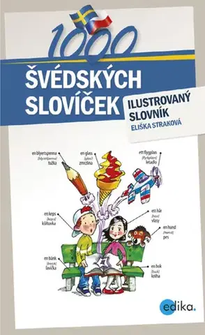 Učebnice a príručky 1000 švédských slovíček - Eliška Straková