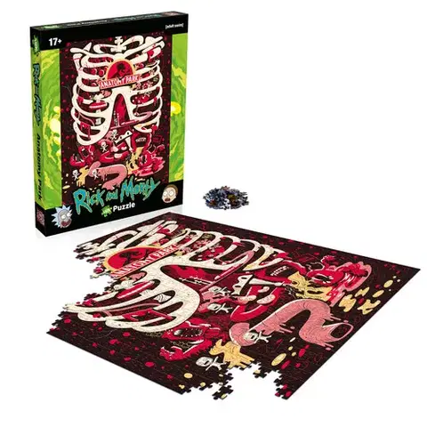 1000 dielikov Winning Moves Puzzle Rick and Morty: Anatómia 1000 Winning Moves