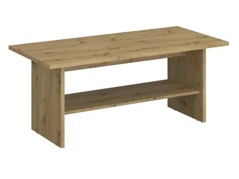 Konferenčné stolíky KONDELA Airon 120 konferenčný stolík dub artisan