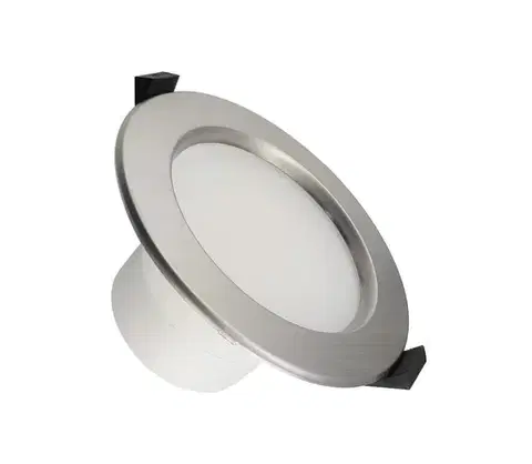 Svietidlá  LED Kúpeľňové podhľadové svietidlo LED/10W/230V 4000K strieborná IP44 LDL154/S