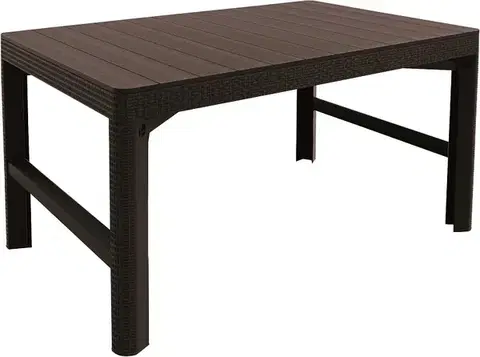 Záhradné stoly KETER Záhradný stôl ONLY rattan | hnedá