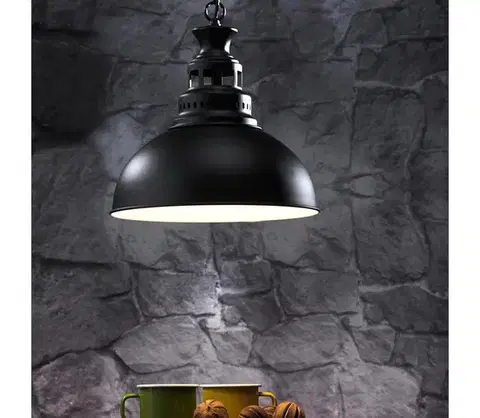 Svietidlá ONLI - Luster na reťazi ISTANBUL 1xE27/22W/230V čierna 4832/SN