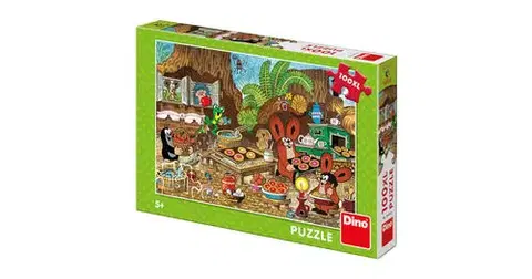 Od 100 dielikov Dino Toys Puzzle Krtko v kuchyni 100 XL Dino