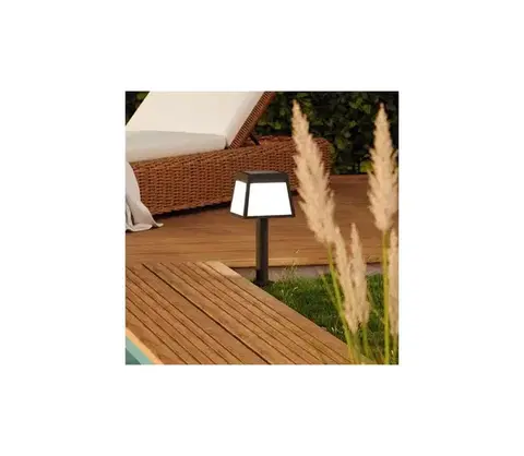 LED osvetlenie Eglo 901074 - LED solárne svietidlo so senzorom ALTILIA LED/7,5W/3,7V 56cm IP44 901074