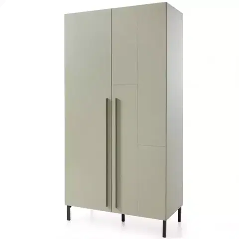 Šatníkové skrine Skriňa Sergio SE2 2D Eukalyptus