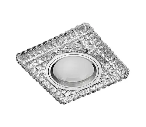 LED osvetlenie Emithor  - Podhľadové svietidlo ELEGANT GLASS FIX 1xGU10/50W+LED/3W 
