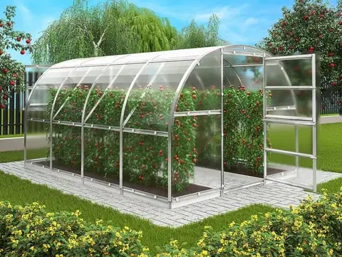 Skleníky Skleník GLADUS polykarbonát 4 mm Lanitplast