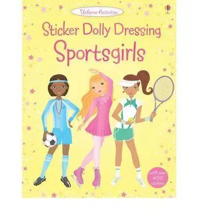 V cudzom jazyku Sticker Dolly Dressing Sports Girls - Fiona Watt