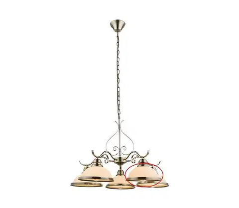 Lampy Globo - Náhradné sklo k lustru SASSARI E27 6906G1