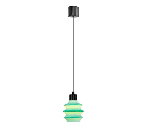 Svietidlá  LED luster na lanku CACTUS LED/3W/230V 3000K čierna/zelená 414LRC1979