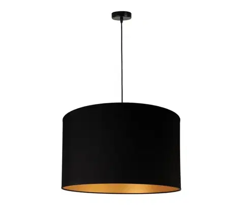 Svietidlá  - Luster na lanku ROLLER 1xE27/40W/230V pr. 45 cm čierna 8986