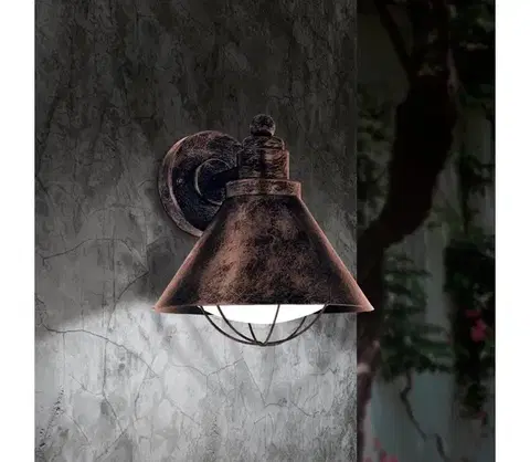 Záhradné lampy Eglo 94858 - Vonkajšie svietidlo BARROSELA 1xE27/40W/230V IP44 94858