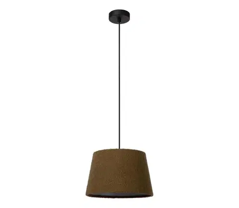 Svietidlá Lucide 10416/01/33 - Luster na lanku WOOLLY 1xE27/60W/230V zelená 10416/01/33