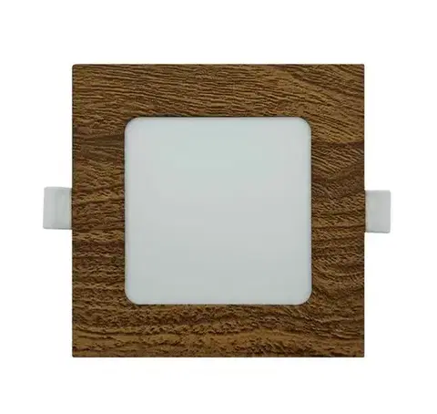 Stropné svietidlá Svietidlo BC TR-149S 6W LED 4200K square drevo