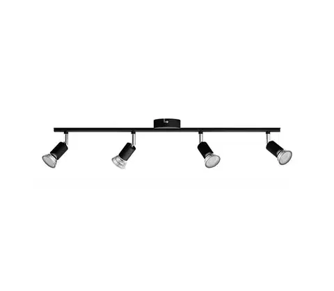 Svietidlá Philips - Bodové svietidlo LIMBALI 4xGU10/50W/230V čierna 8719514465275