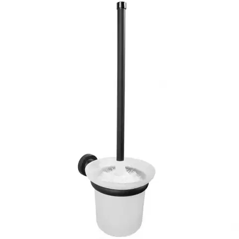 Kúpeľňové doplnky WC kefa s úchytom carbon čierny CKB-7424 99