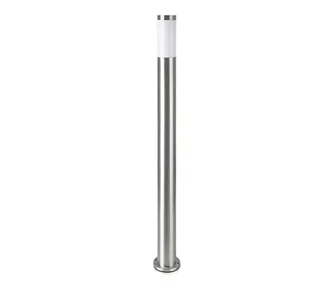 Záhradné lampy  Vonkajšia lampa 1xE27/60W/230V IP44 110cm matný chróm 8962